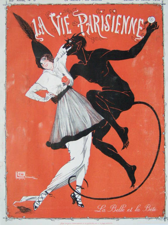drakecaperton:La Belle et la Bete in La Vie Parisienne, January 31, 1914