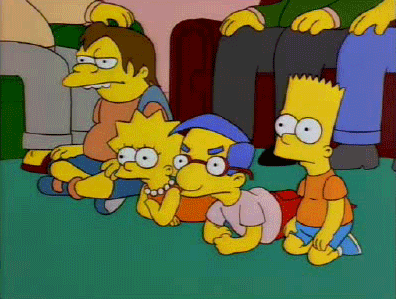 396px x 299px - Simpsons GIFs â€” When are they going to get to the fireworks...