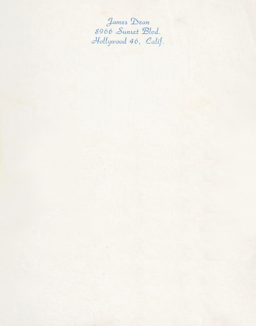 letterheady: James Dean, 1955 | Source