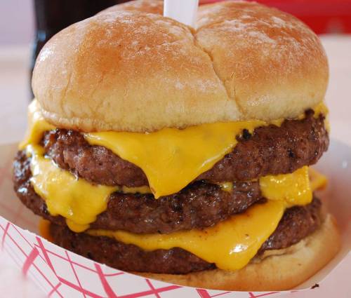 Food Pr0n (Heart Attack Grill Triple Bypass Burger)