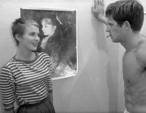 Jean Seberg and Jean-Paul Belmondo in Jean-Luc Godard’s À bout de souffle (Breathless), 1960