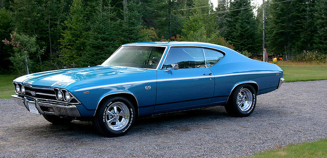 Car pornography — Baby blue Starring: ‘69 Chevrolet Chevelle SS ...