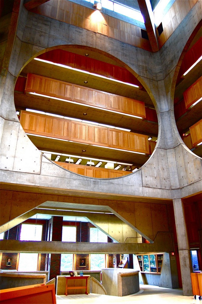 Louis i kahn the library at phillips exeter academy