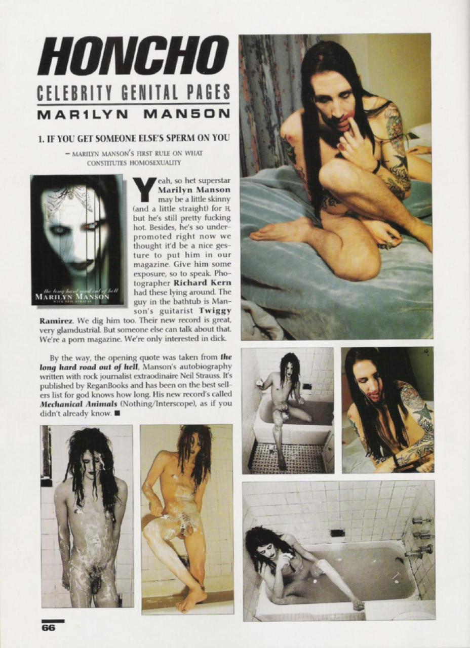 Hon Cho Magazine Gay Porn - Marilyn Manson, Fuck Yeah!