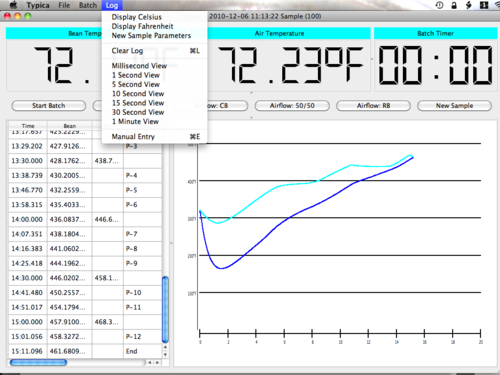 typica coffee roasting software