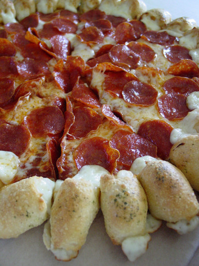 Pepperoni Porn - stuffed crust pizza | Tumblr