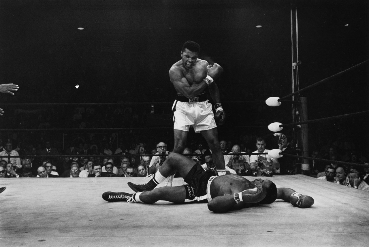 Muhammad Ali, boxing heavyweight world champion,...