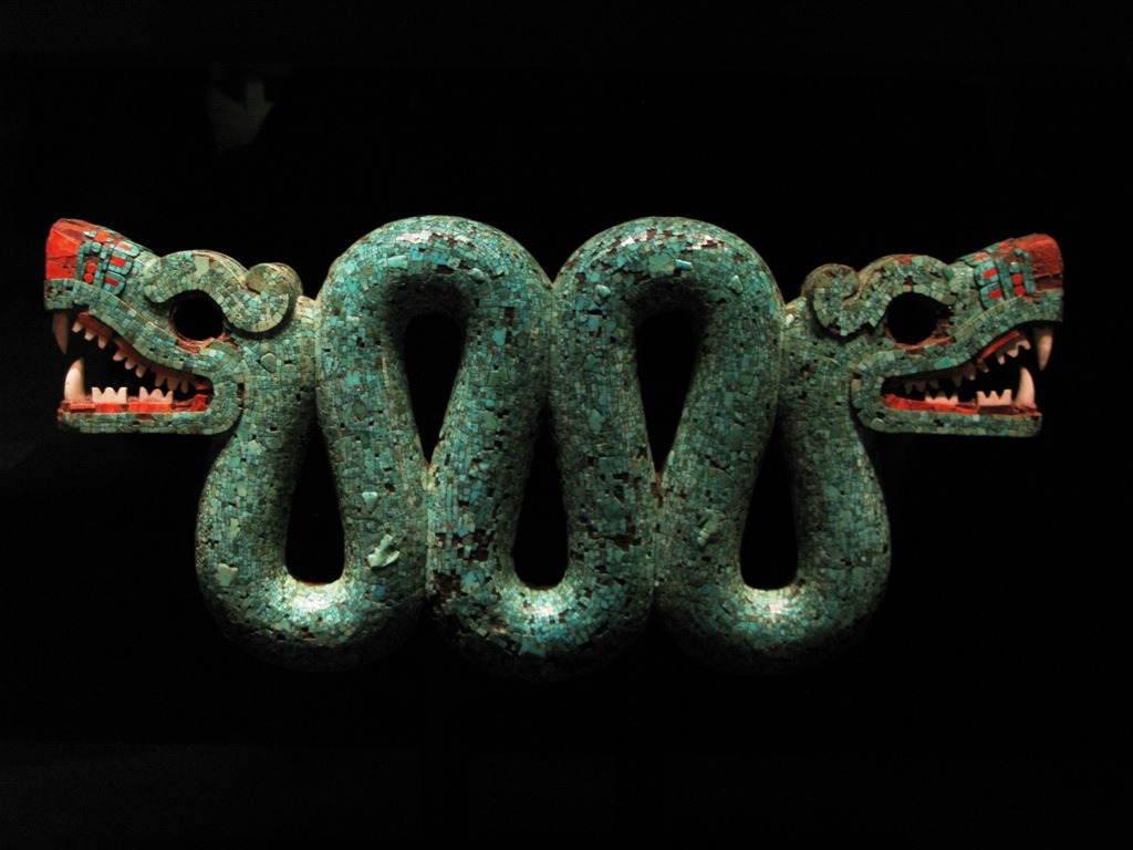 Adventures of the Blackgang: theshadowland: Aztec Two-Headed Snake, c