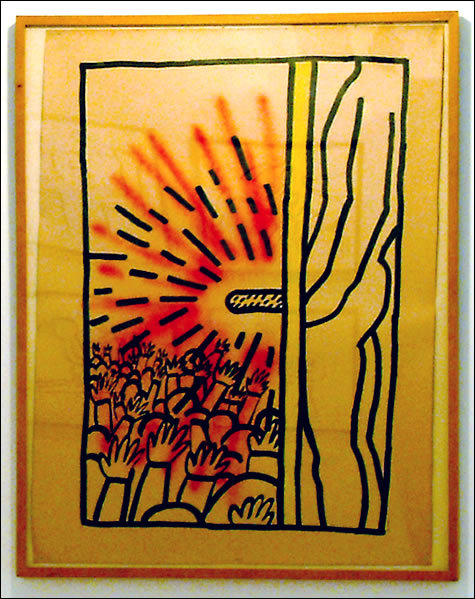 timeforthepercolator:biggaytiger:Keith Haring - Gloryhole