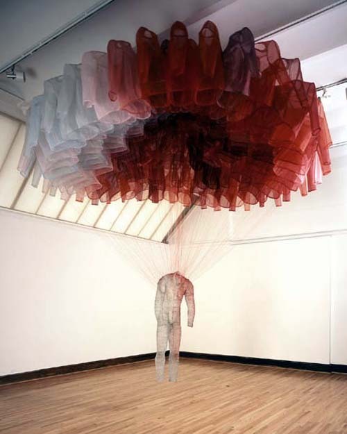 contemporary-art-blog:Do Ho Suh, Paratrooper II, 2005