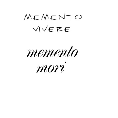 Memento vivere тату эскиз