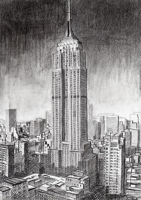 “Empire” by time20 Nice drawing of the ESB.