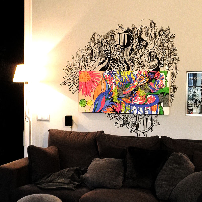 Downlo — This is such a cool wall art idea.