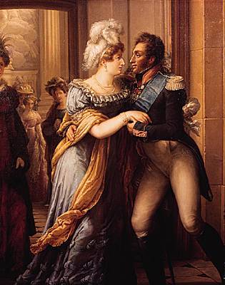 The duc and duchesse d'Angoulême.
I haven’t seen this one before, and the site didn’t list an artist, unfortunately!