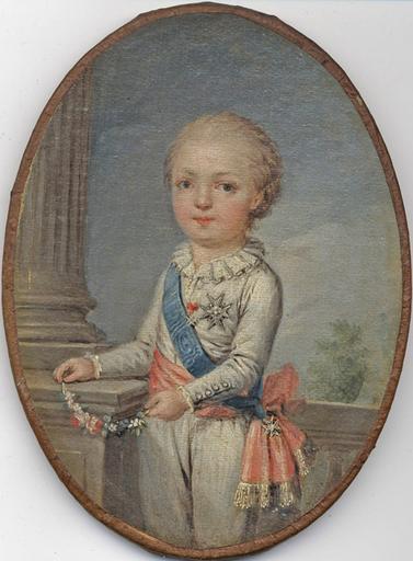 A portrait of Louis Charles by Jean Marie Ribou