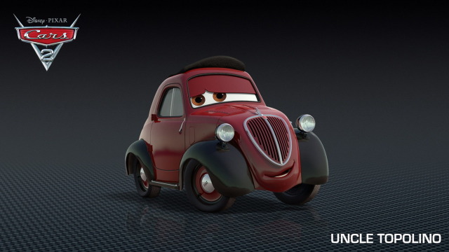 italian car from cars 2