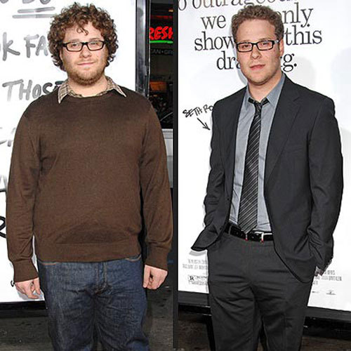 Then V Now Weight Loss Seth Rogen I Lost Weight For A Role