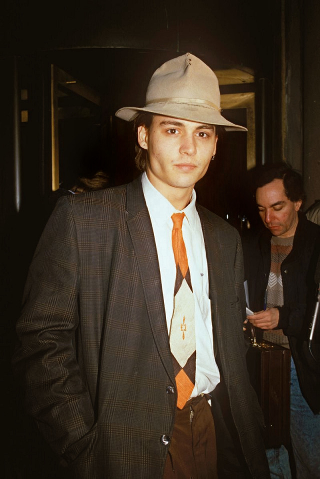 fuckyeahh1980s: Johnny Depp -1983 (High... | Fuck Yeah 1980's