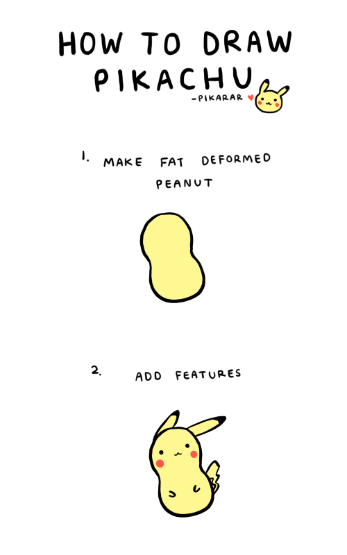 What Is Tumblr How To Draw Pikachu Aka Peanutchu