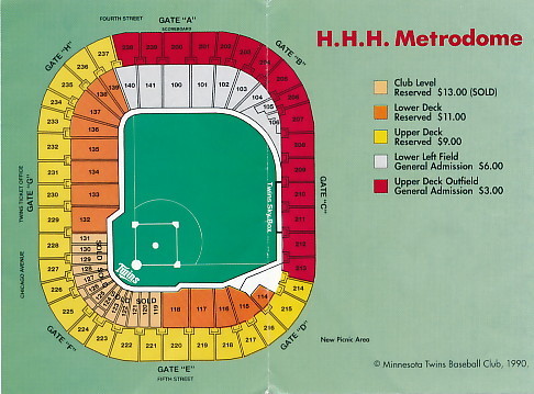 Twin S Seating In The Metrodome Circa 1990 Hennepin County Library   Tumblr LhsnxcJ7dO1qzzxblo1 500 