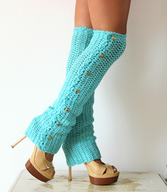 Mademoiselle Mermaid These Fun And Fabulous Over The Knee Leg Warmers