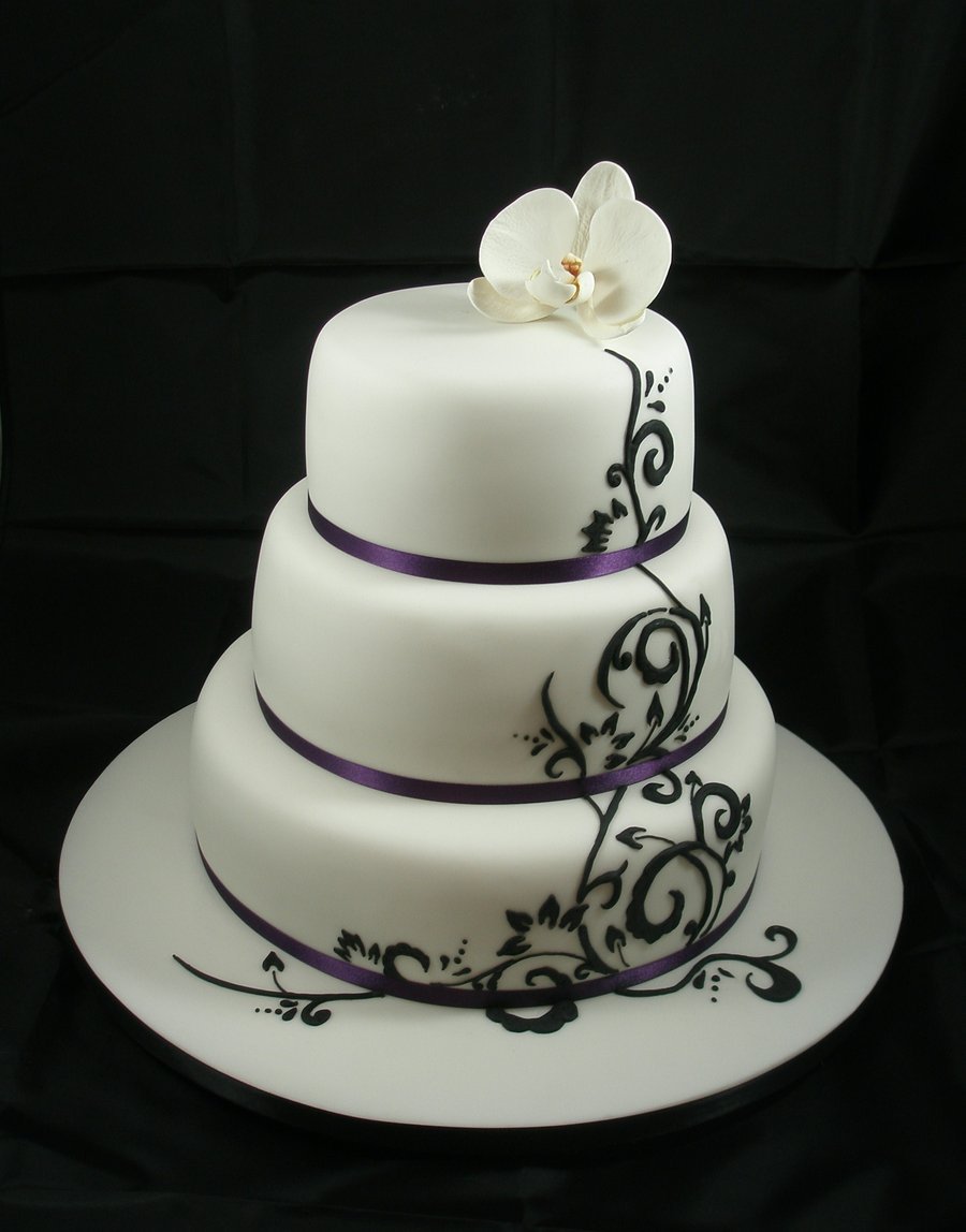 Amrosial Cake The Wedding Cake Of A Tattoo Artist How Lovely