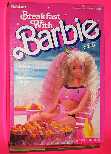 breakfast with barbie cereal