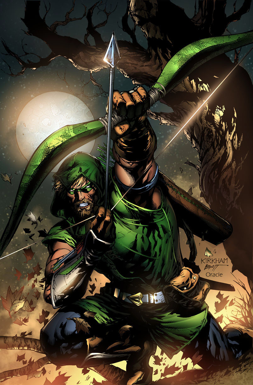 Green Arrow Pencils By Tyler Kirkham Inks By