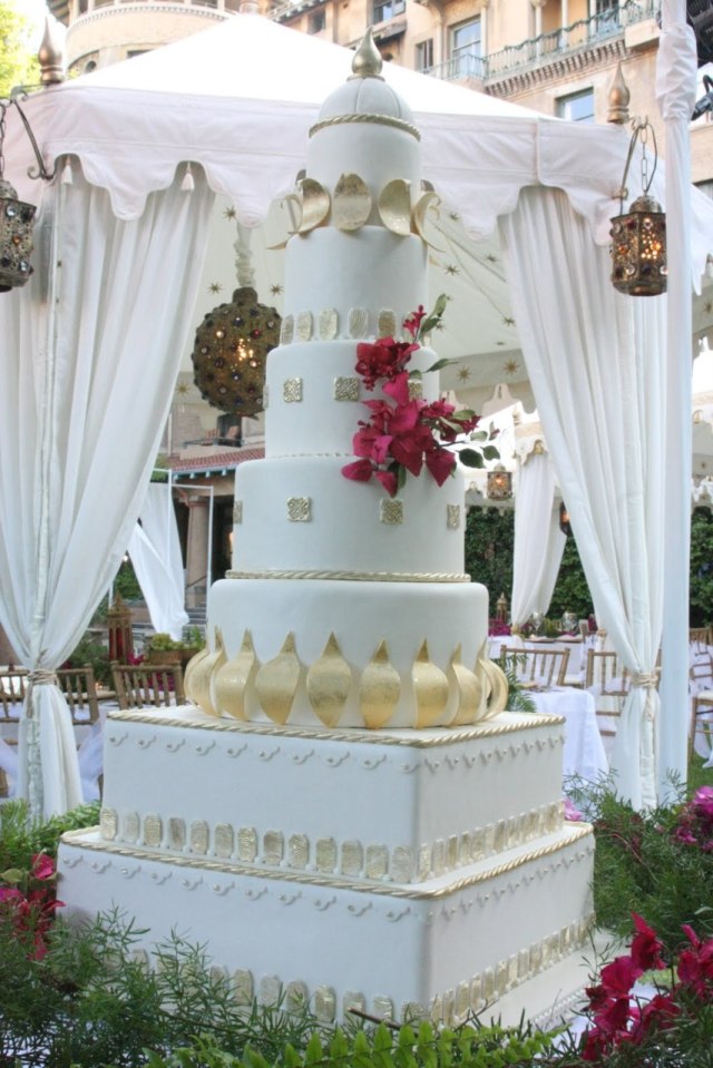 Cake for the Greek Goddess wedding on My Fair... Vows and Cake