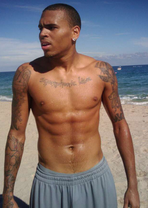 Chris brown toppless — photo 9