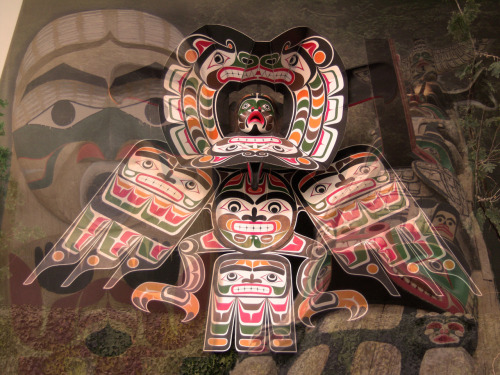 some photoshop’d totem poles from the museum of...