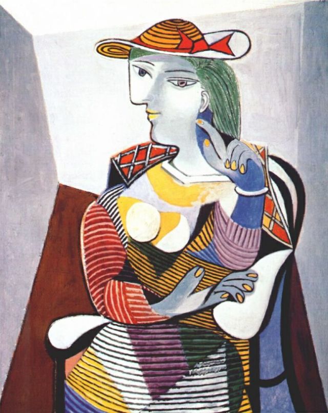 Pablo Picasso Seated Woman Marie Therese The Form Of Beauty