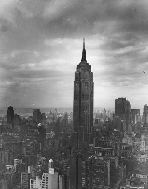 Cooler Than Before — ckck: The Empire State Building, circa 1955....