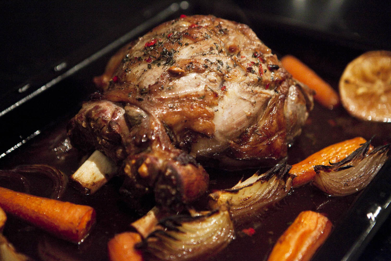 Red Wine Roasted Lamb I’m not sure what’s better,... | spork me