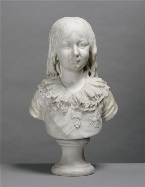 Louis Charles in 1790, sculpted by Louis-Pierre Deseine