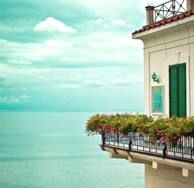 Sea-side balcony