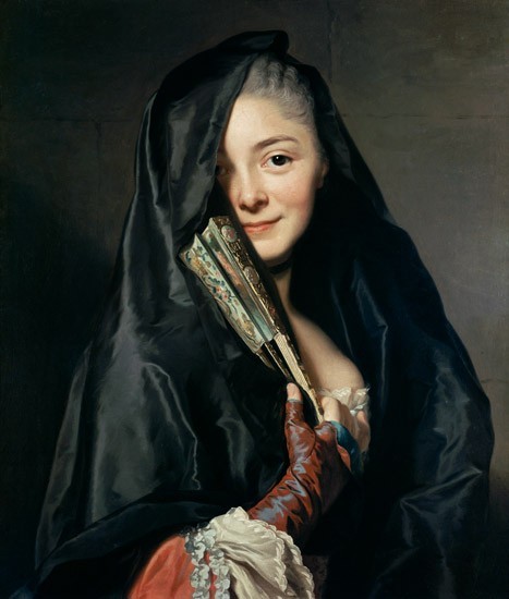 womeninarthistory:Lady with a Veil, Alexander Roslin 