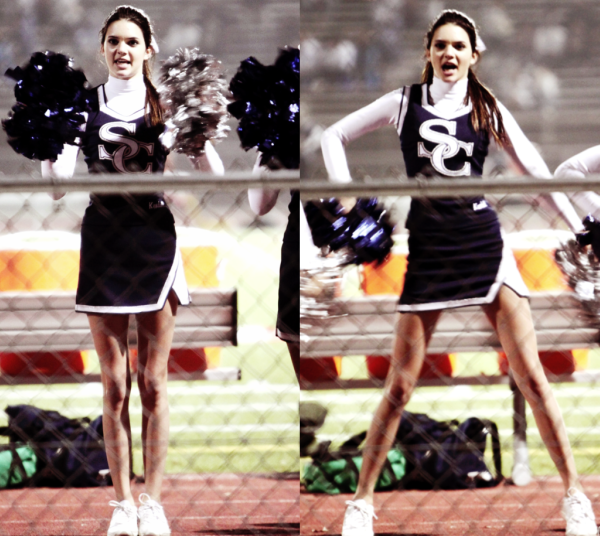 Kendall Kylie Jenner Cheerleading Kendall Jenner