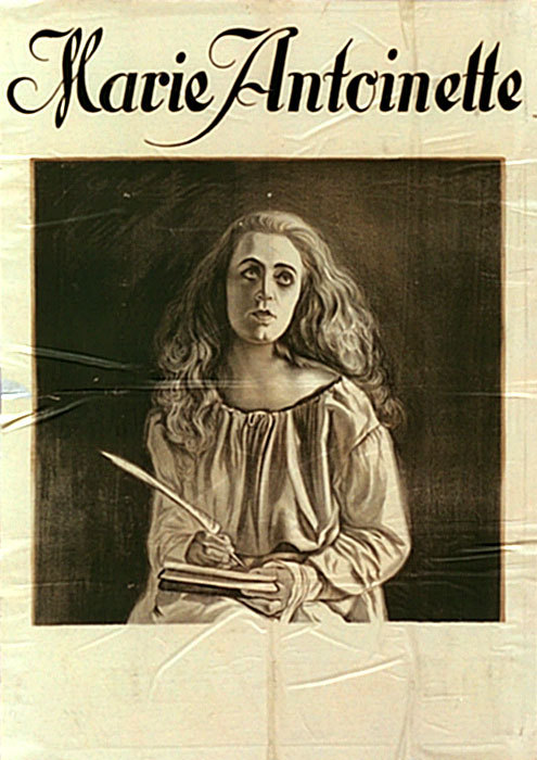 Film poster for Marie Antoinette: Das Leben einer Königin (1922) starring Diana Karenne as the queen