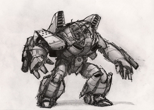 Doodle Of Boredom, Found an old sketch of a mech suit in a folder I...