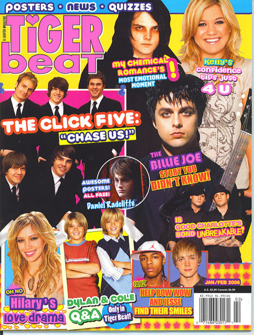 callmeblake:micky02:JANUARY 2006 - TIGER BEATMagazine Release...