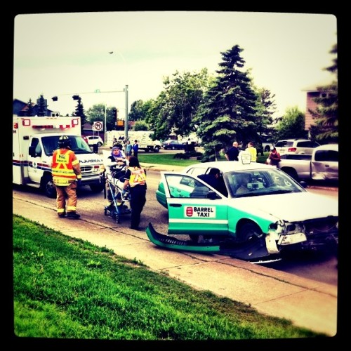 Injured Woman (Taken with instagram)