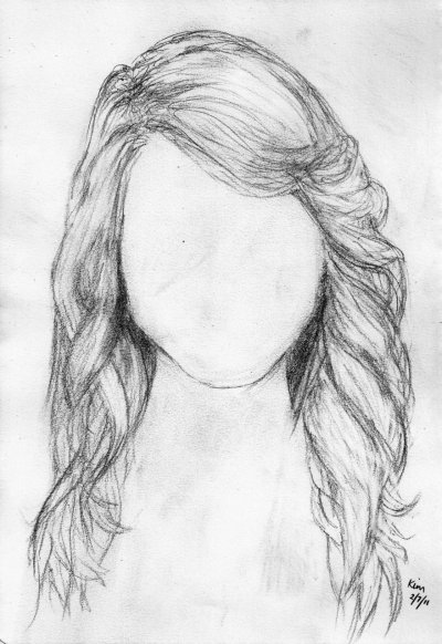 Hair Sketch Tumblr