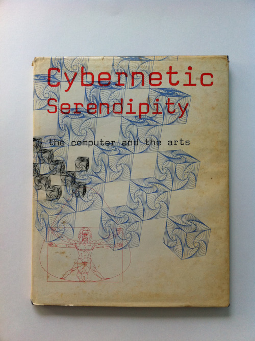 Cybernetic Serendipity
the computer and the arts
Exhibition catalogue. Edited by Jasia Reichardt
(Studio International Special Issue, London. 1968)
PDF Download:
http://cyberneticserendipity.com/cybernetic_serendipity.pdf