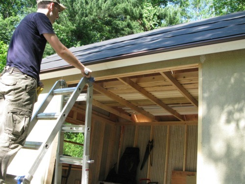 schenckingtons Shed Roof: The Underlayment