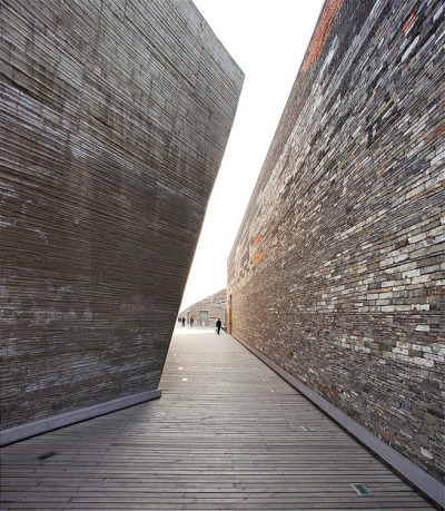 mas-studio:<br /><br />Ningbo Historic Museum by Amateur Architecture Studio. Photo by Clément Guillaume<br />