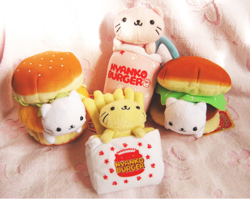 nyanko burger plush