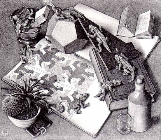 m.c. escher tessellation art