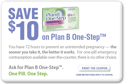 coupon for emergency contraception pill