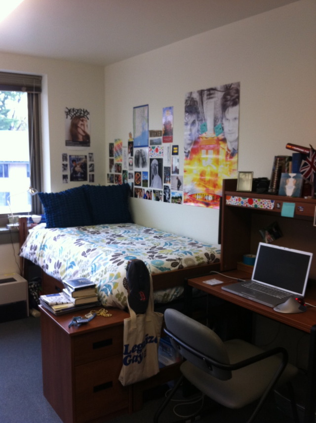 Dorm Design: My room @ American University. (submitted by...